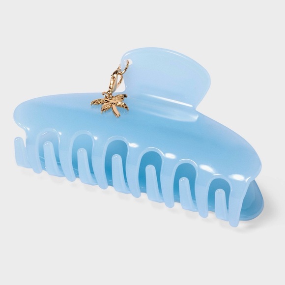 💙🩵Roller Rabbit x Target Light Blue Hair Clip with Gold Charms - Picture 3 of 5